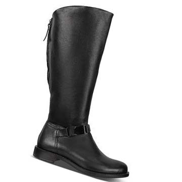 Women's Ecco Sartorelle 25 High-cut Buckled Boots Black | Canada 24GSO